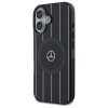 Mercedes MEHMP16S23HRSK iPhone 16 6.1   czarny/black hardcase MB Double Layer Crossed Lines MagSafe